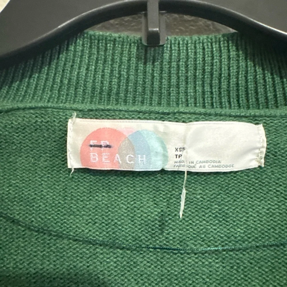 Free People Beach Solar Sweater Set Cardigan Wide Leg Knit - Picture 4 of 8